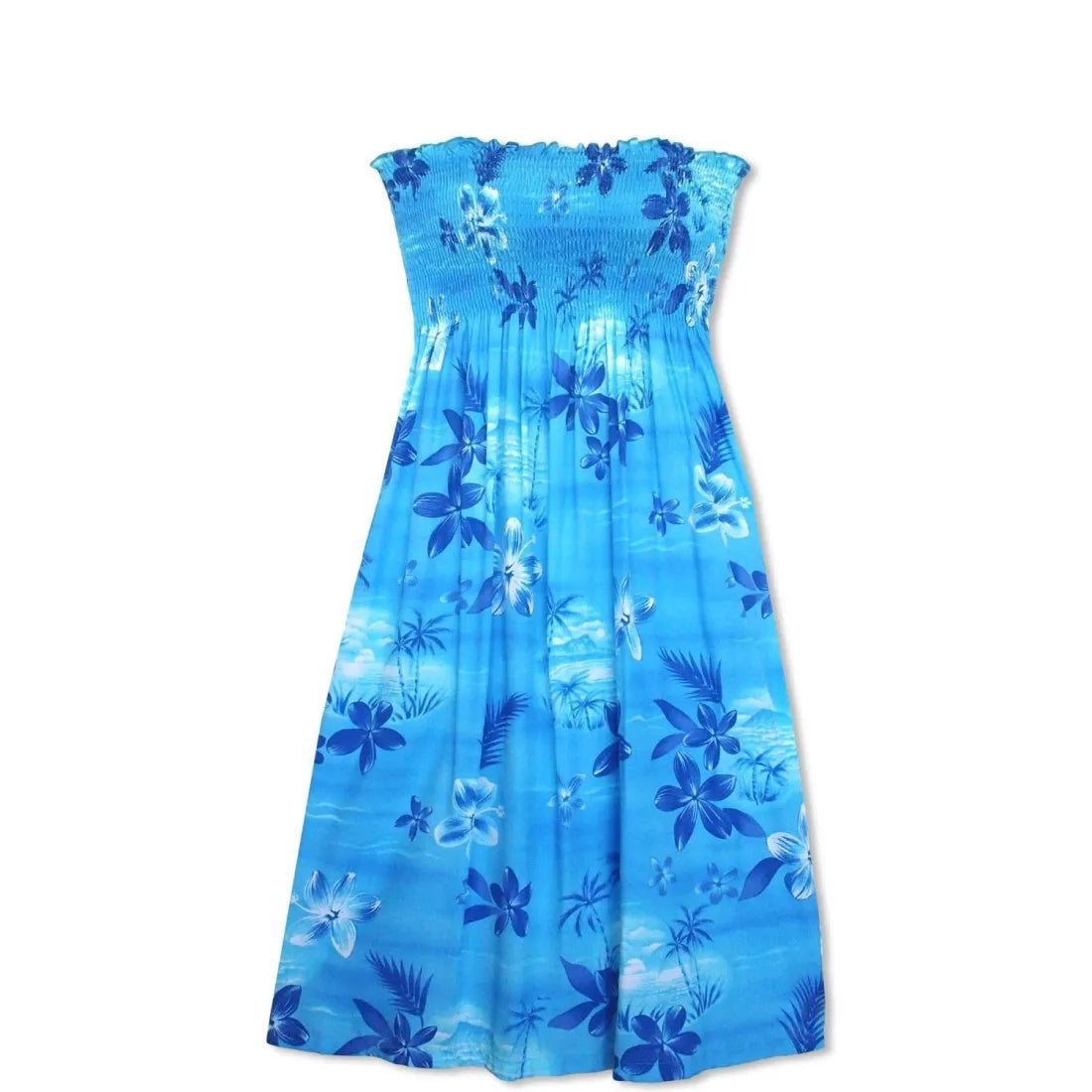 Aurora Blue Moonkiss Hawaiian Dress