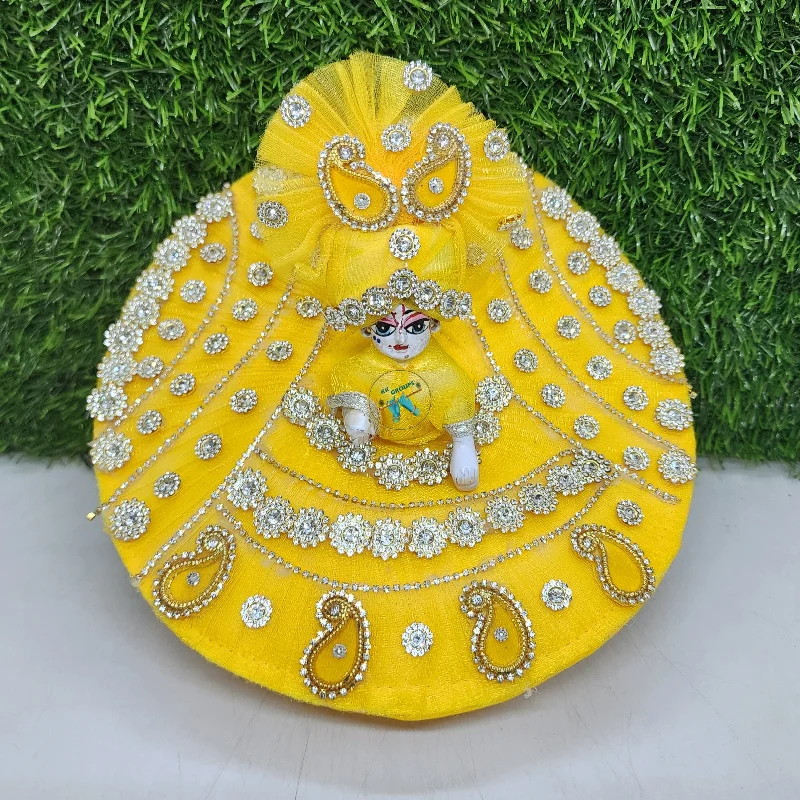 Beautiful yellow dress for laddu gopal ji