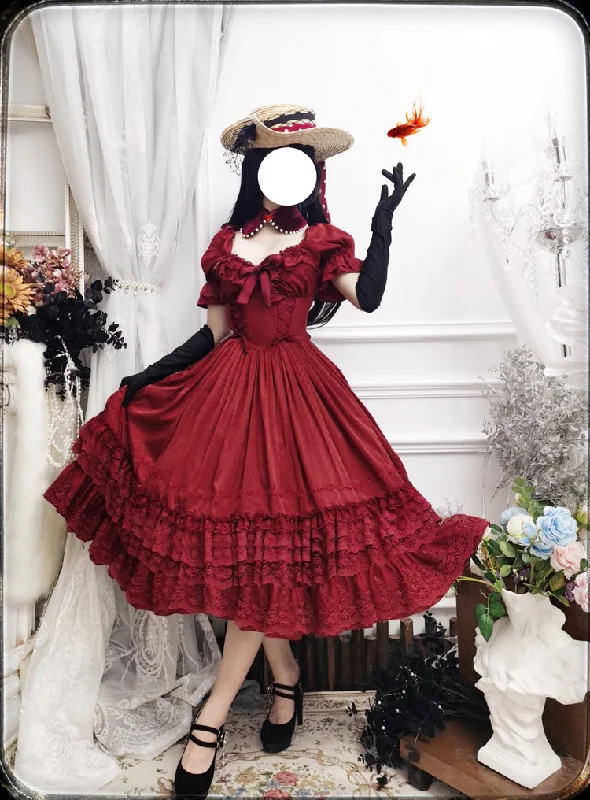 (Buyforme) Sweet Wood~ CLA Vintage French Lolita OP Dress