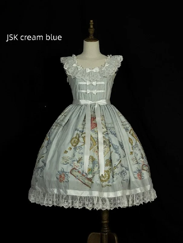 JSK only- cream blue