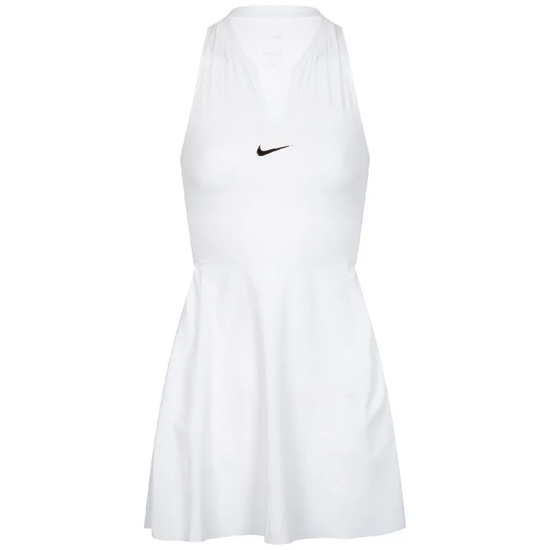 Womens DRI FIT Club Dress White/Black - 2024