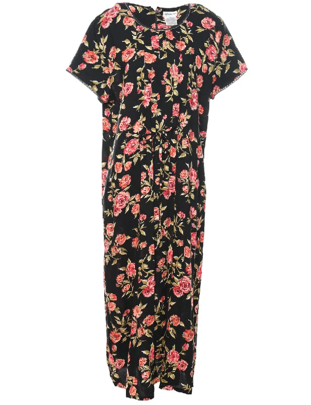 Floral Print Dress - XL