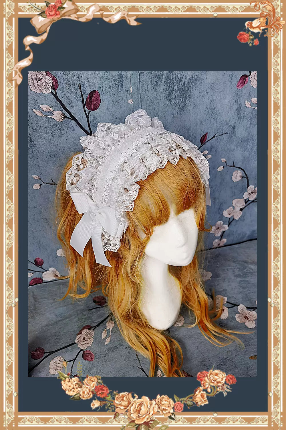 bow hairband-white