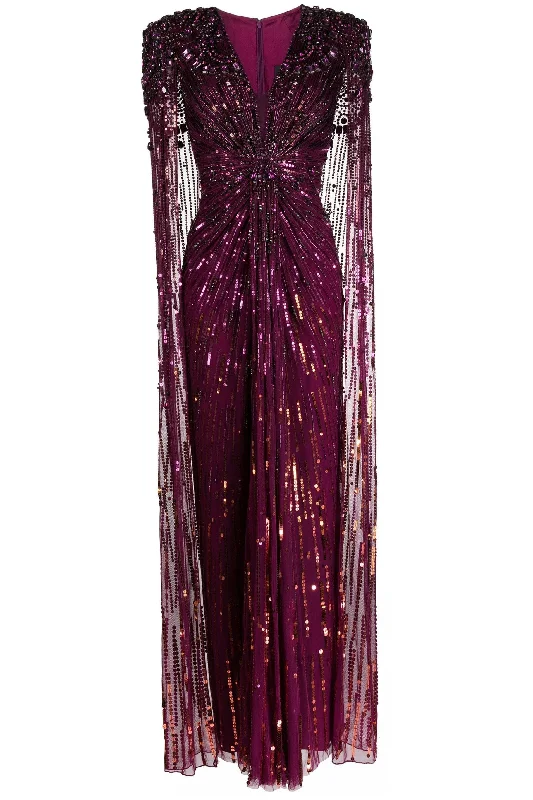 Lotus Lady Gown - Mulberry