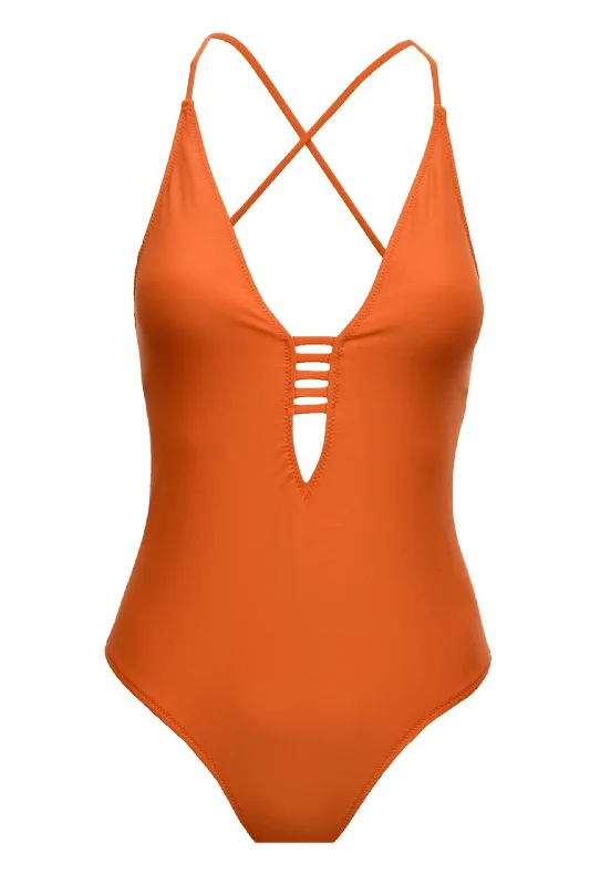 Kaia One Piece in Tangerine