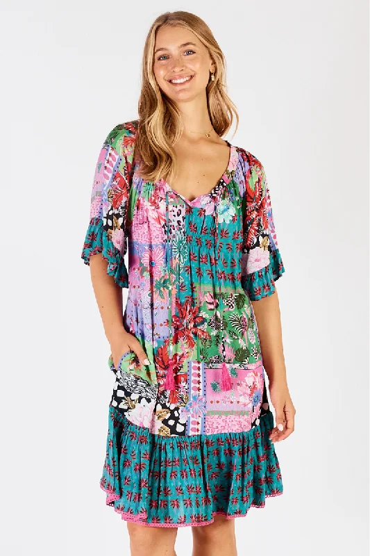 Lula Life Avoca Dress Lagoon