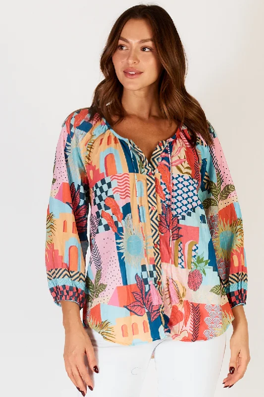 Lula Life Solaire Print Top