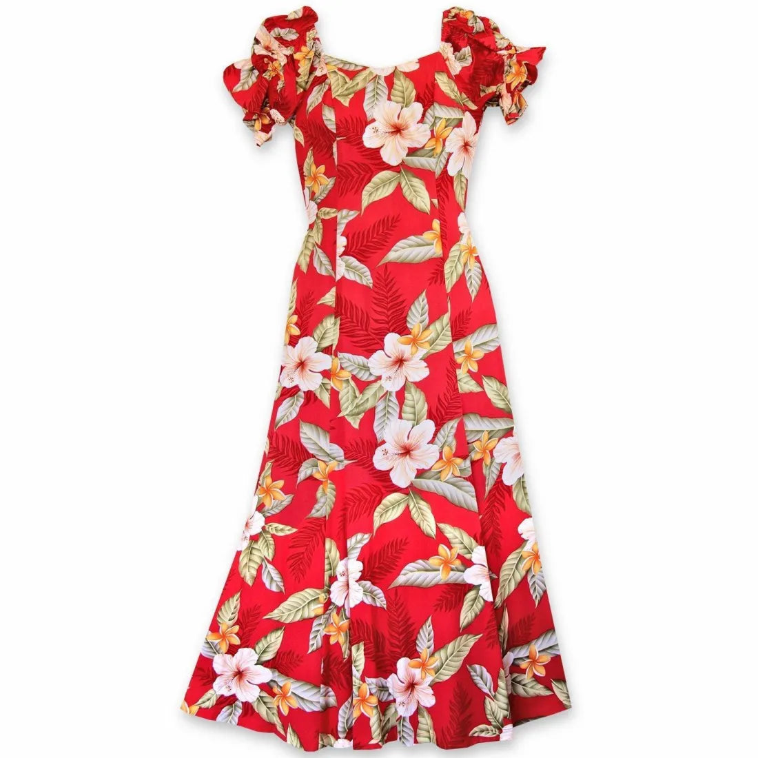 Makaha Red Aikane Hawaiian Dress