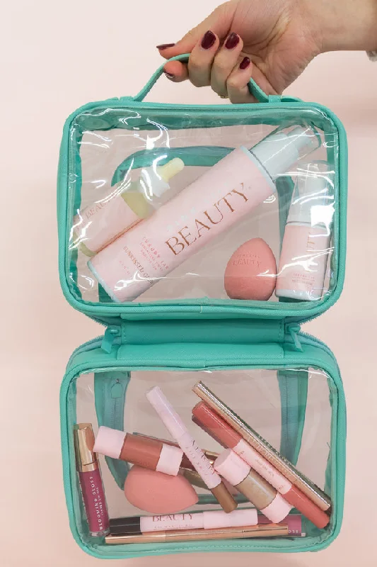 Mint Cosmetic Case FINAL SALE