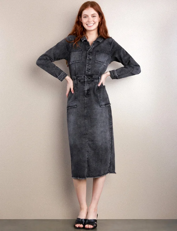 Nora Denim Shirtdress