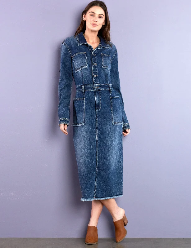 Nora Denim Shirtdress