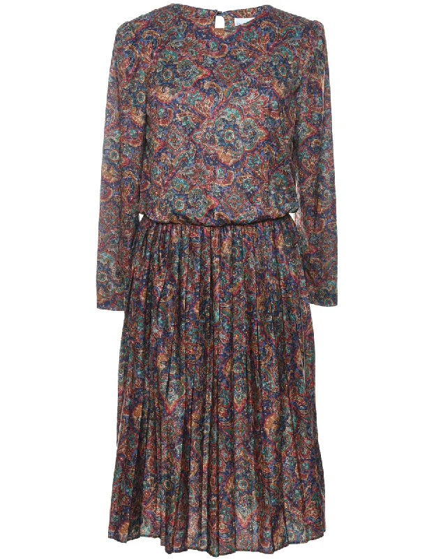 Paisley Print Dress - XL