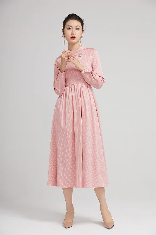 elegant summer dress  for women with long sleeves  2230