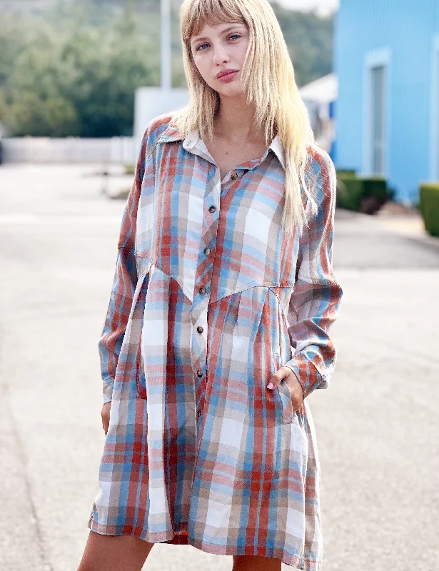 Plaid Shorty Dress