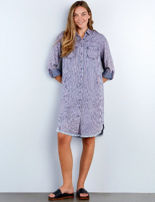 RR Stripes Shirtdress