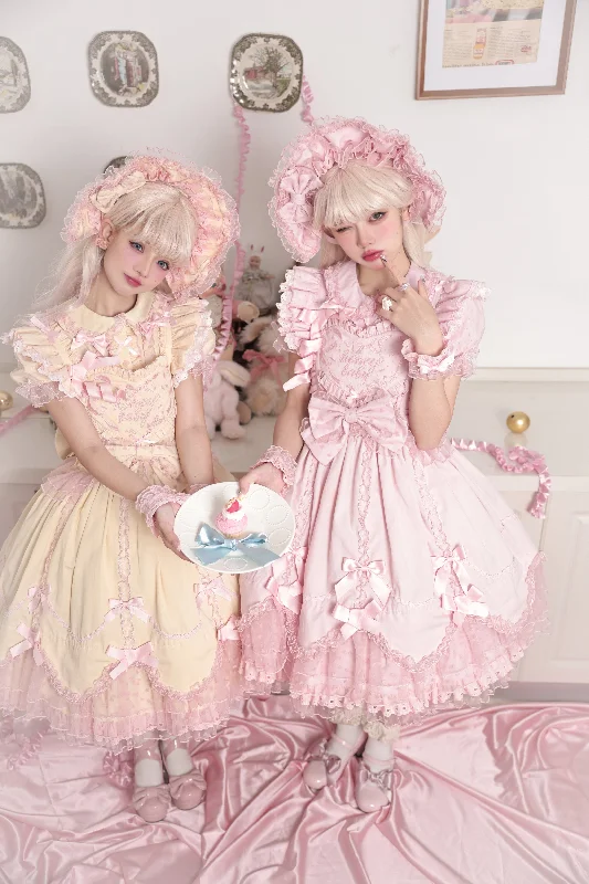 (Buy for me) The Seventh Doll~Sweet Doll Lolita Cotton Jumper Dress