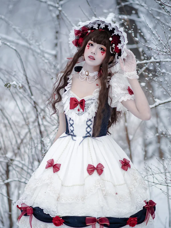 Youpairui~Snow White Sweet Lolita OP Dress