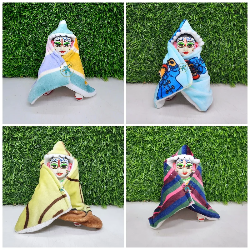 Winter Special Bonded Ponchu Pack of 4  ( Random color and print )