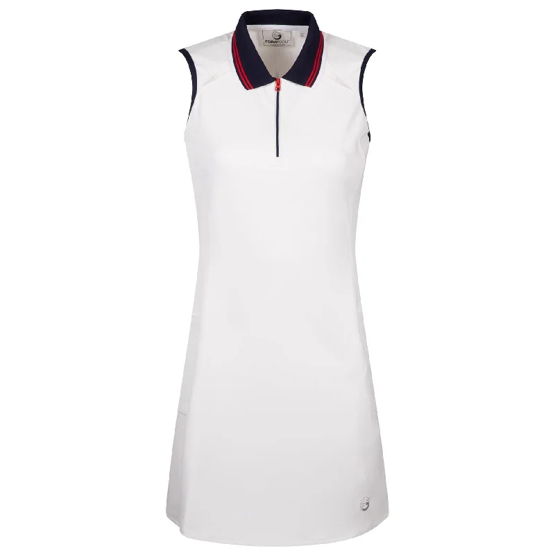 Womens America SL Dress White - SS23