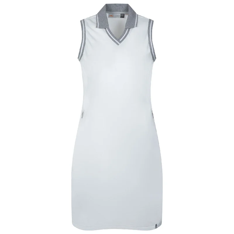 Womens Bailey V-Neck Dress White - SS23