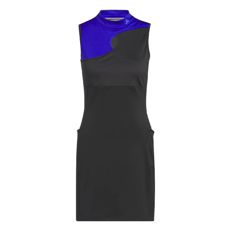 Womens Ultimate365 Tour Colorblocked Dress Black - SS23