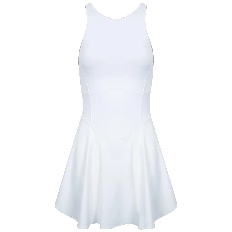 x TRENDYGOLF Womens Court Crush Dress White - AW23