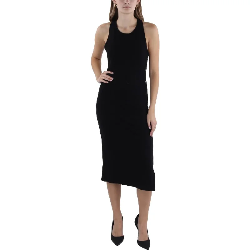 Womens Fitted Midi Bodycon Dress Bodycon Dress Look