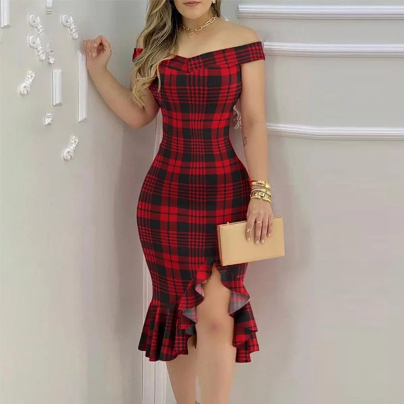 Plaid Red