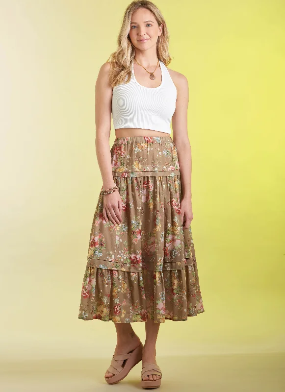 Simplicity 9750 sewing pattern Misses' Skirt in Three Lengths